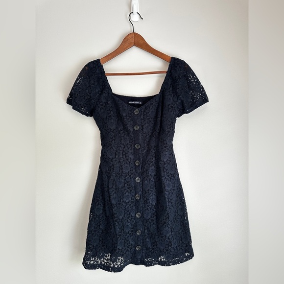 Abercrombie & Fitch Navy Blue Dress - size small - Picture 1 of 4